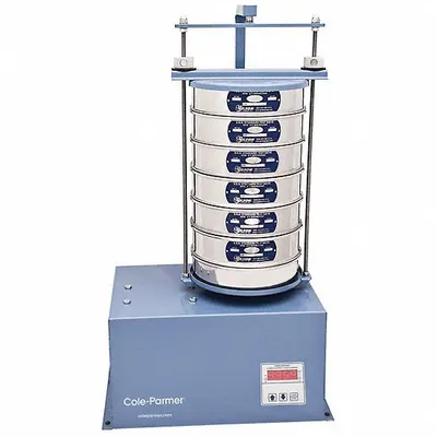 COLE-PARMER Mechanical Sieve Shaker: Orbital, 8 in Sieve Dia Accepted - Mechanical Sieve Shakers