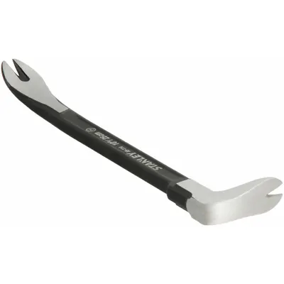 STANLEY Nail Puller: Claw End, 10 in Overall Lg, 1 1/2 in Bar Wd, 4 in End Wd, T No - Nail Pullers