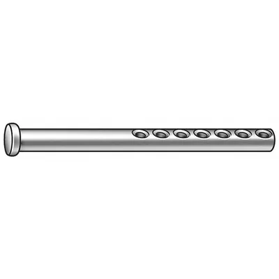 GL HUYETT Clevis Pin,2 in L,Steel 0.313in dia,PK10: Inch, 5/16 in Pin Dia, 2 in Shank Lg - Adjustable Clevis Pins