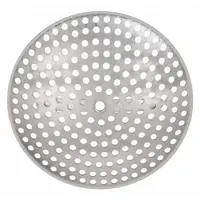 APPROVED VENDOR Strainer: 3 1/8 in Overall Dia, 1/8 in Overall Ht, Aluminum, Unfinished, Silver