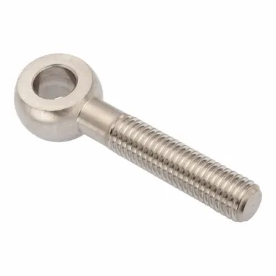 AMPG Fixed Rod End: Stainless Steel, Plain, 70 mm Hole Center-to-End Lg, Right Hand - Stainless Steel Male Threaded Fixed Rod Ends