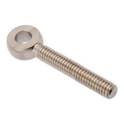 AMPG Fixed Rod End: Stainless Steel, Plain, 2 in Hole Center-to-End Lg - Stainless Steel Male Threaded Fixed Rod Ends