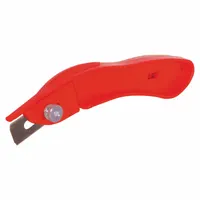 ROBERTS Carpet Knife: Straight, 2 1/4 in Blade Projection Lg, 7 1/4 in Overall Lg, Steel, Plastic (MPN 10-253)