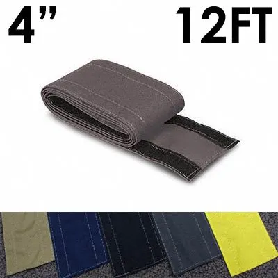 ELECTRIDUCT Cable protector: 4 in Overall Wd, 12 ft Lg, Nylon - Fabric Hook-and-Loop Cable Floor Covers