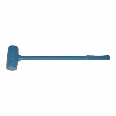 AMERICAN Mallet: Thermoplastic Polyurethane Handle, 8 lb Head Wt, 4 in Dia - Plastic Mallets