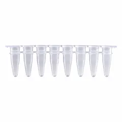 APPROVED VENDOR 0.2 mL Polypropylene PCR Strip Tubes with Flat Cap Strips