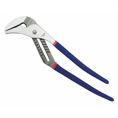 WESTWARD Tongue and Groove Plier: Flat, Groove Joint, 4 1/2 in Max Jaw Opening, 20 in Overall Lg - Flat-Jaw Tongue & Groove Pliers