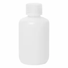 APPROVED VENDOR HDPE Narrow Mouth Round Lab Bottle, 4 fl oz (125 mL), Colorless, 24-415 mm Screw Closure, MPN 33402