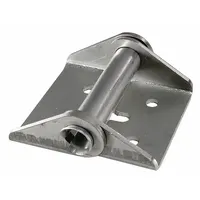AMERICAN GARAGE DOOR SUPPLY Garage Door Hinge: Stainless Steel, 3 in Leaf Ht, Rounded, 2 PK (MPN HSO112)