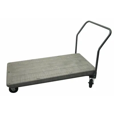 R.W. ROGERS Platform Truck: 2,000 lb, 55 in L x 27 in W x 39 1/2 in H Overall Dim. - Nestable Plastic-Deck Platform Trucks