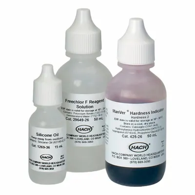 HACH Rochelle Salt Solution: 29 mL Volume, Bottle, 0, Salt/Solution, 172533 - Additional Calibration Solutions & Standards
