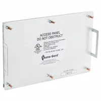 Duct Access Door: 10 in x 15 in, 16 ga, Steel, Thumbscrews, 2,300°F Max Temp Rating, 6 Mounting Stud