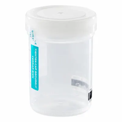 GLOBE SCIENTIFIC Laboratory Jar: Polypropylene, Polyethylene, 4 fl oz, Sterile - Polypropylene Lab Jars