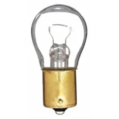 BA15s Single-Contact Bayonet Base Lamp, S8, 12.8V AC, White, Trade Number 199
