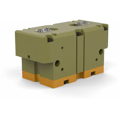 ROBOHAND Heavy Duty Gripper: 70 mm Stroke Lg, 29 psi to 100 psi, 100 psi Max Op Pressure - Heavy-Duty Parallel Grippers