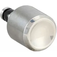 This oval head die set is designed for use with rivet squeezers to form a 3/8 in rivet head on 1/4 in diameter solid rivets. Constructed from steel, it is suitable for metal fabrication and assembly applications where solid rivets are installed