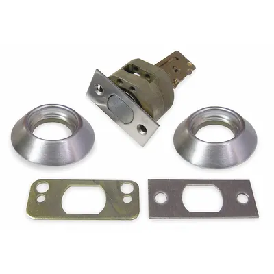 KABA ILCO Deadbolt Lock: Cylindrical, Core Not Included, 1 3/8 in Door Thick - Max - Standard Cylindrical Deadbolts