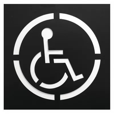 C.H. HANSON Stencil Set: Handicap - Safety