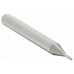 This general purpose carbide ball end mill features a 2 mm mill diameter, 4 flutes, 8 mm length of cut, and 39 mm overall length. The ball nose design enables smooth contouring, slotting, and 3D profiling in mold making, die work, and general machining applications. Suitable for use on steel, aluminum, and plastics.