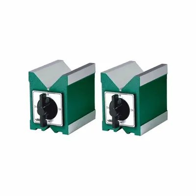INSIZE V-Block Set: Magnetic V-Block, Individual V-Block - Cast Iron, Steel & Magnetic V-Blocks