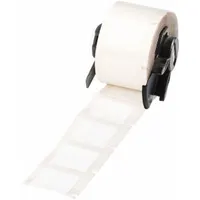Pre-Cut Label Stock Roll: 29/32 in x 29/32 in, 29/32 in x 29/32 in, Cryogenic Autoclavable Polyester (MPN M6-97-488)