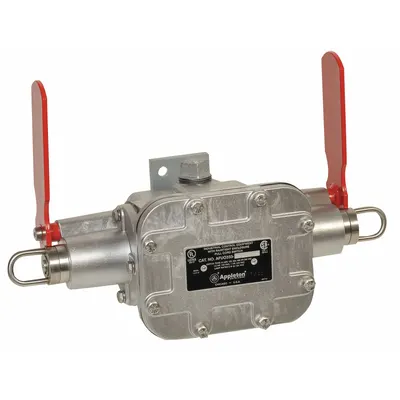 APPLETON ELECTRIC Emergency Cable Pull Switch: AFUX Series, Left and Right Pull Cord - Double-Head Cable-Pull Switches