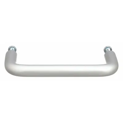 MONROE PMP Pull Handle: Threaded Holes, Aluminum, Silver, #10-32 Screw Size - Standard Pull Handles