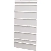 Sign Slider Message Board: 6 Sign Capacity, 50 in x 24 in Nominal Sign Size, Plastic, White, 1 Sides (MPN 140746)