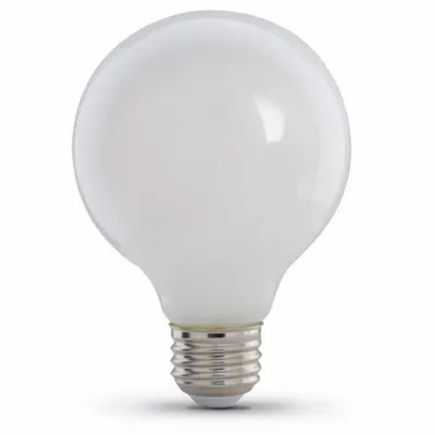 FEIT ELECTRIC Compact LED Bulb: Medium Screw (E26), LED, (G) Globe, G25, 3.8 W Watt, 2700K - Medium Screw Base (E26) Lamps