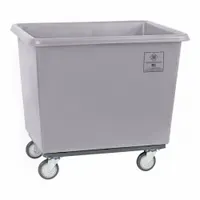R&B WIRE PRODUCTS INC. Cube Trucks: 20 cu ft, 540 lb, 42 1/2 in L x 30 in W x 38 in H, Gray, Std (MPN 4616G-2+2)