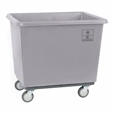 R&B WIRE PRODUCTS INC. Cube Trucks: 20 cu ft, 540 lb, 42 1/2 in L x 30 in W x 38 in H, Gray - General Purpose Cube Trucks