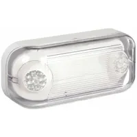 Emergency Light: 1.15 W Lamp Watt, 2.3 W Emergency Watt, 120/277V AC, 2 Lamp Heads, Plastic, Surface (MPN CSWEU2LED)