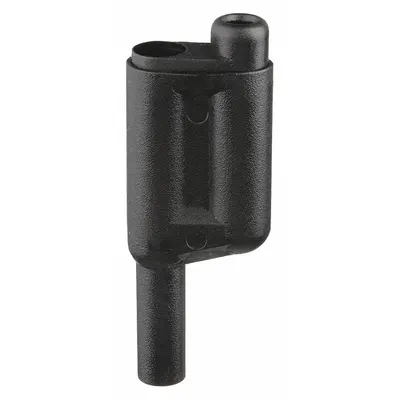 POMONA Banana Plug: CAT III 1000V, 2 3/8 in Lg, Beryllium Copper, Lucel, 1,000 V Max Volt - Banana Plugs