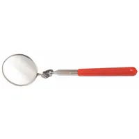 PROTO Inspection Mirror: 2 1/4 in Dia Mirror Size, Mirr. Mat. Glass, Mirr. Shp. Round (MPN J2372)
