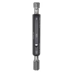 Metric thread gauge for verifying M10-1.50 coarse right-hand threads before or after helical insert installation. Used to confirm thread dimensions in maintenance and repair applications.