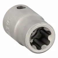 SK PROFESSIONAL TOOLS Socket: 1/2 in Drive Size, EP24 Socket Size, External Torx, Std, Chrome (MPN 42724)