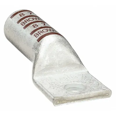 OEM Compression Lug: 1/2 in Stud Size, 500 kcmil – 500 kcmil For Wire Sizes - One-Hole Compression Lugs