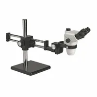 ACCU-SCOPE Microscope: Stereo, Trinocular, 0.67X to 4.5X, 22 mm Optical Field of View, 10 in x 10 in (MPN 3076-BS)