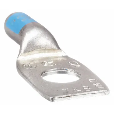 THOMAS & BETTS Compression Lug: 1/4 in Stud Size, 8 AWG / 8 AWG For Wire Sizes, Solid/Stranded Wire Type - One-Hole Compression Lugs