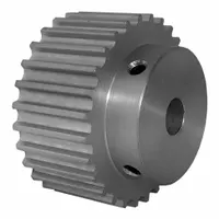 DAYTON Timing Pulley: Curvilinear, Fixed, For 15 mm Belt Wd, 28 Teeth, 5 mm Pitch, Aluminum (MPN 28-5M15M6A8)