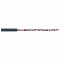 CHAINFLEX Control Cable: 24 AWG, 18 Conductors, Order by the Foot, PUR Jacket, 300 V (MPN CF2-02-18)