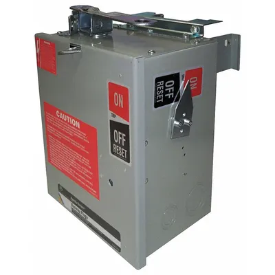 GE Bus Plug: Fusible, 3 Phase, 4 Wire with Ground, 30 A Amps, 480/600V AC - GE Fusible Bus Plugs