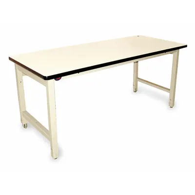 PRO-LINE Workbench: Adj Ht, Laminate, 72 in x 36 in, 5,000 lb Overall Load Capacity - Heavy-Duty Open-Base Workstations