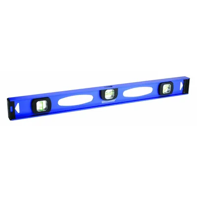WESTWARD I-Beam Level: Level & Plumb, 24 in Overall Lg, Side Read Only - Standard I-Beam Levels