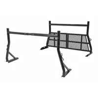 Truck Rack: 500 lb Max Load Capacity, 13 1/2 in, 52 in to 68 in, 32 in, Adj, Black, Steel (MPN SLR-HA-RACK-DLX)