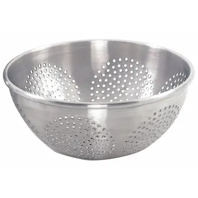 CRESTWARE Colander: 12 qt Capacity, 5 1/2 in Overall Ht - Colanders