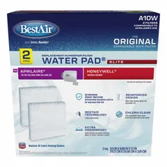 Aluminum humidifier pad with antimicrobial coating, designed for duct mount portable humidifiers. Compatible with model 5000EC. Sold as a 2-pack for replacement in HVAC systems.