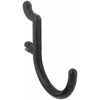 FUNCTIONAIRE J-Hook: 1/4 in Peg Hole, For 1 in Pegboard Hole Spacing, 2 in x 1/4 in x 2 1/4 in, 8 PK (MPN FH2-4)