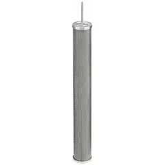 This coalescing replacement filter element is designed for compressed air systems to remove oil, water, and particulate contaminants. Constructed with a 100-micron stainless steel medium, it provides durable filtration for industrial pneumatic applications, protecting downstream equipment from contamination.
