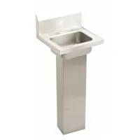 ELKAY Hand Wash Sink: 1 Stations, 6 in Bowl Dp, 12 in Bowl Lg, 9 1/4 in Bowl Wd, Faucet Not Included (MPN CHSP17161)